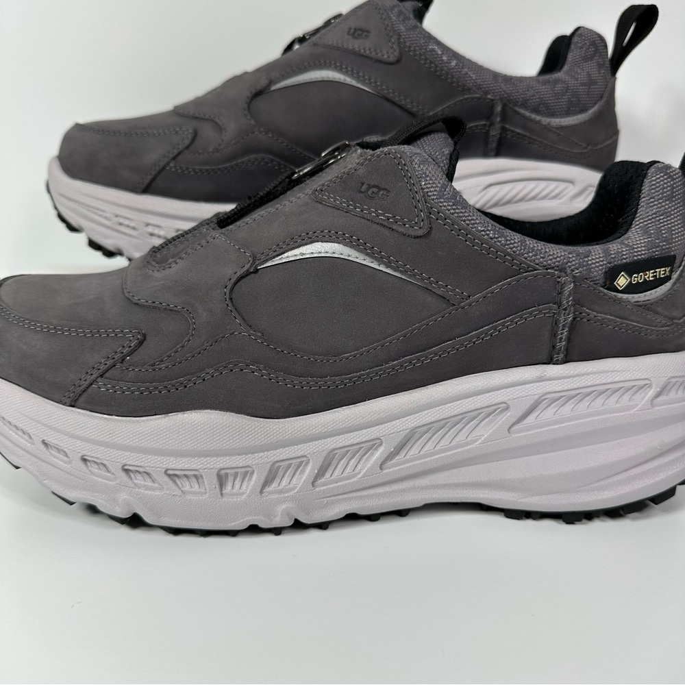 UGG CA805 ZIP GORE TEX MENS SHOES SIZE 9 DARK GREY GRAY WATERPROOF ZIPPER NEW - Picture 7 of 10